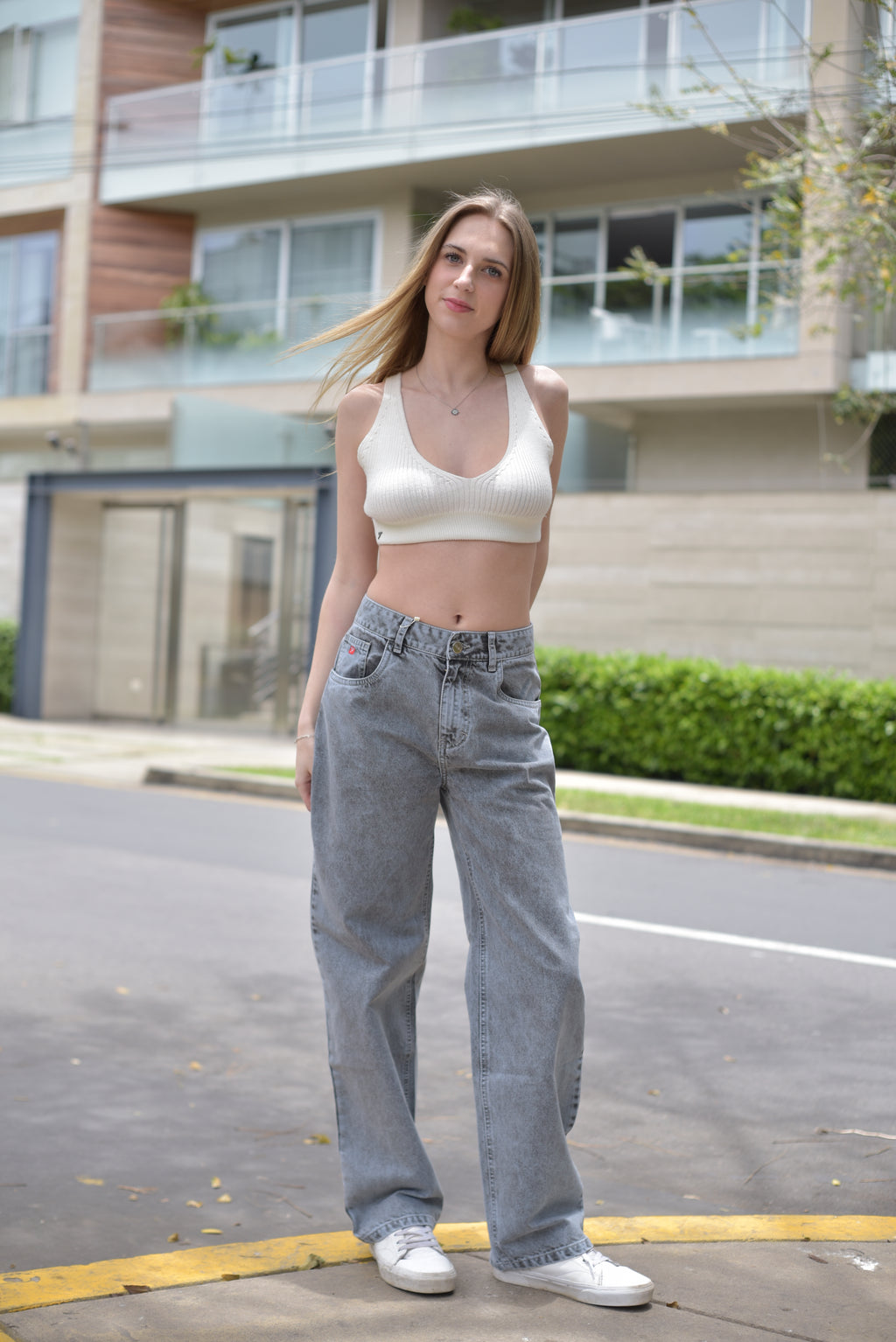 Baggy Jean Corte Recto