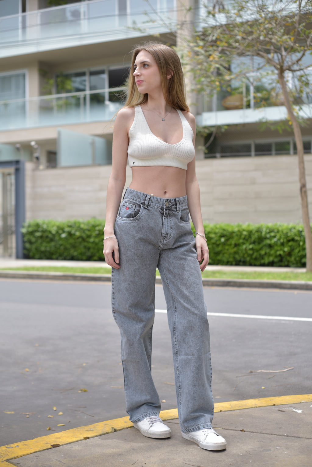 Baggy Jean Corte Recto
