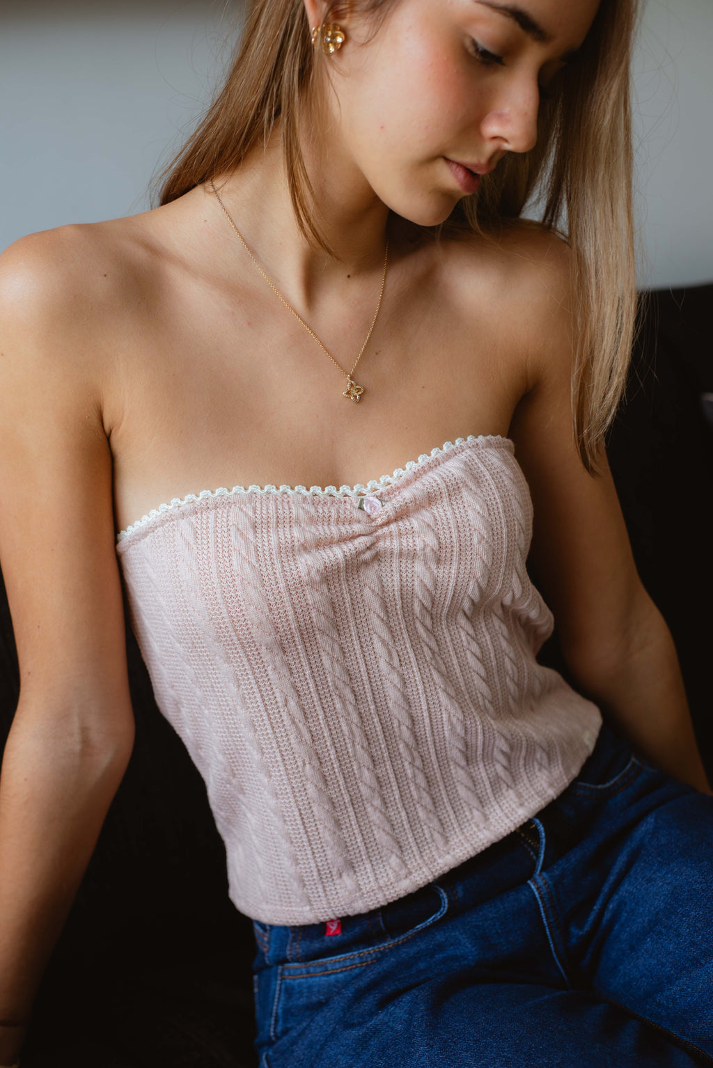 Crop Rosa Floral