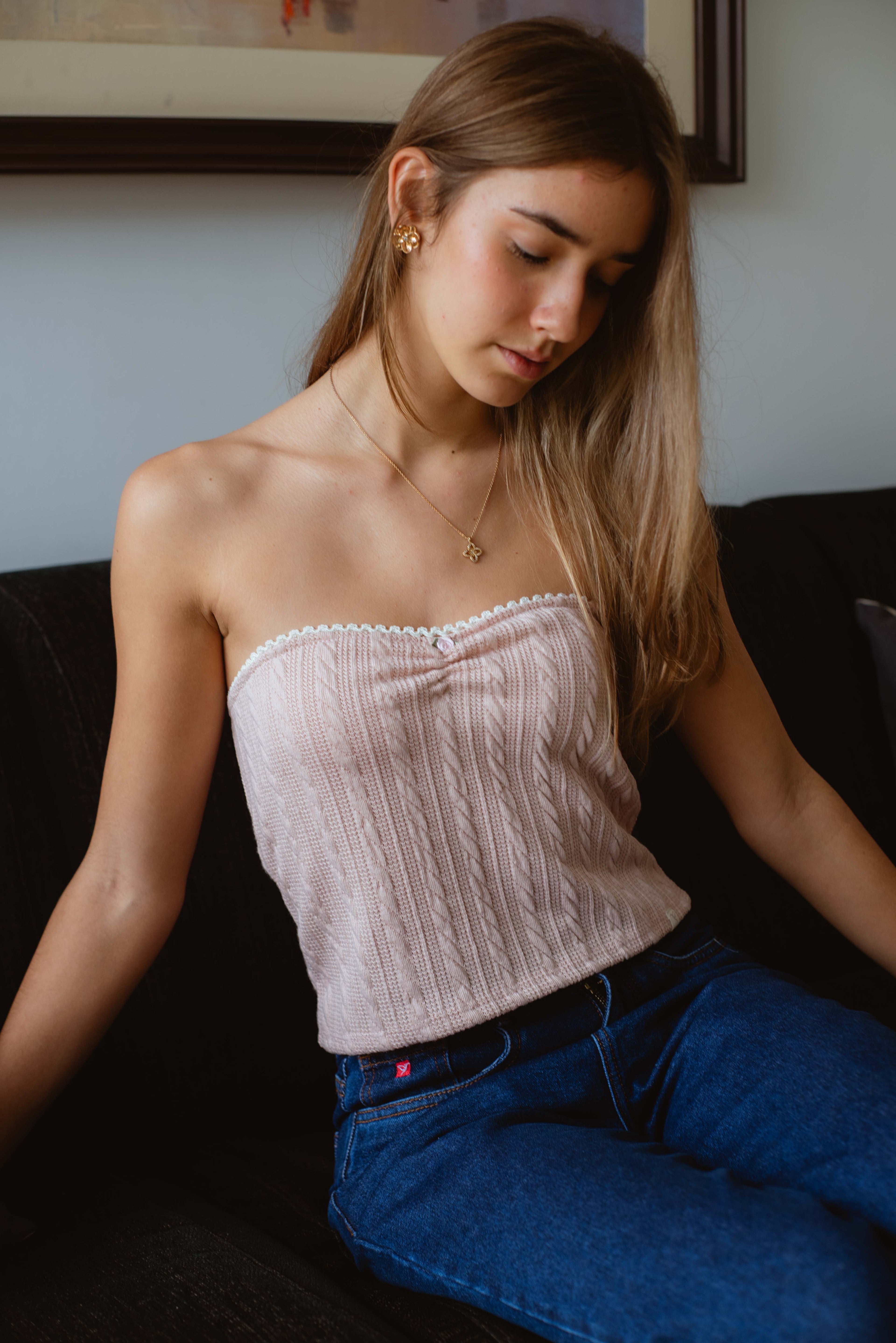 Crop Rosa Floral