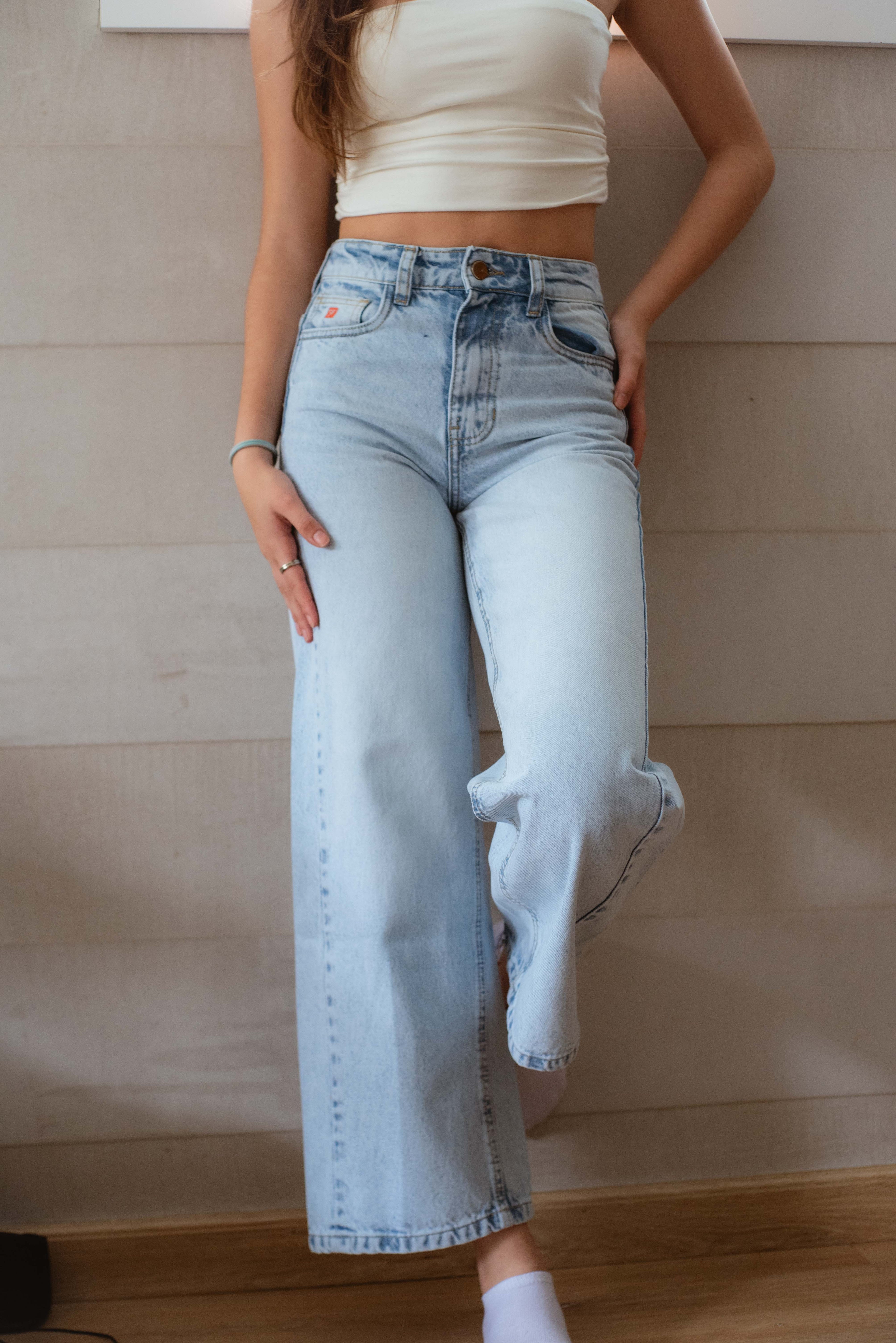 Jean Wide Leg Petite